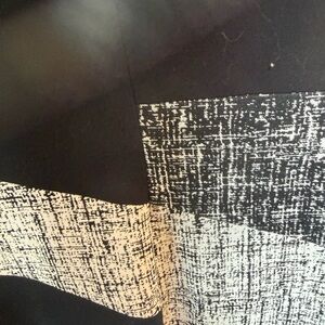 Calvin Klein Black and White Patterned Women's Blazer